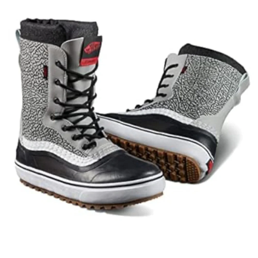 Vans Black, Gray & White Men's Rain & Snow Boots